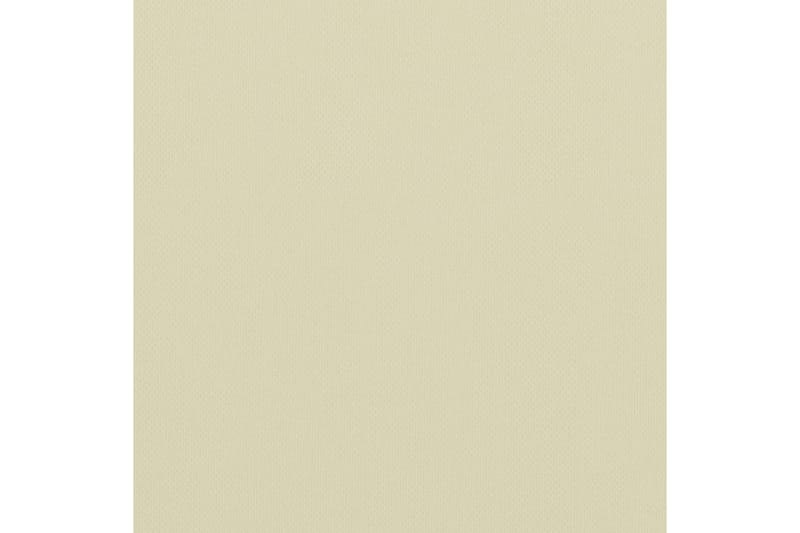 Balkongskärm gräddvit 75x500 cm oxfordtyg - Vit - Utemöbler - Solskydd - Skärmskydd & vindskydd