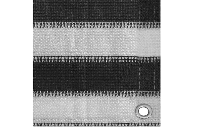 Balkongskärm HDPE 120x400 cm antracit och vit - Grå/vit - Utemöbler - Solskydd - Skärmskydd & vindskydd