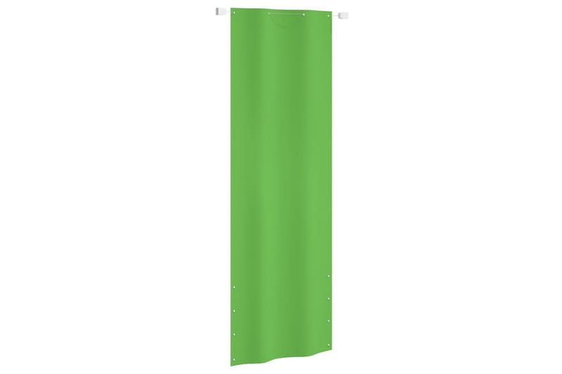 Balkongskärm ljusgrön 80x240 cm oxfordtyg - Ljusgrön - Skärmskydd & vindskydd