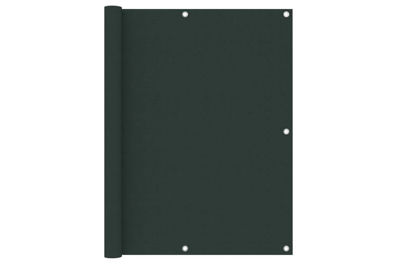 Balkongskärm mörkgrön 120x300 cm oxfordtyg - Grön - Skärmskydd & vindskydd