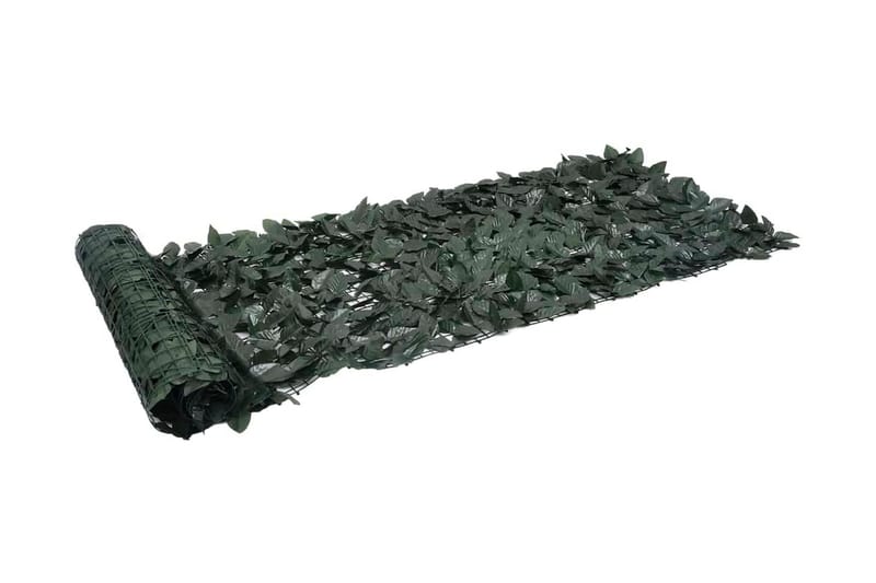 Balkongskärm mörkgröna blad 300x75 cm - Grön - Utemöbler - Solskydd - Skärmskydd & vindskydd
