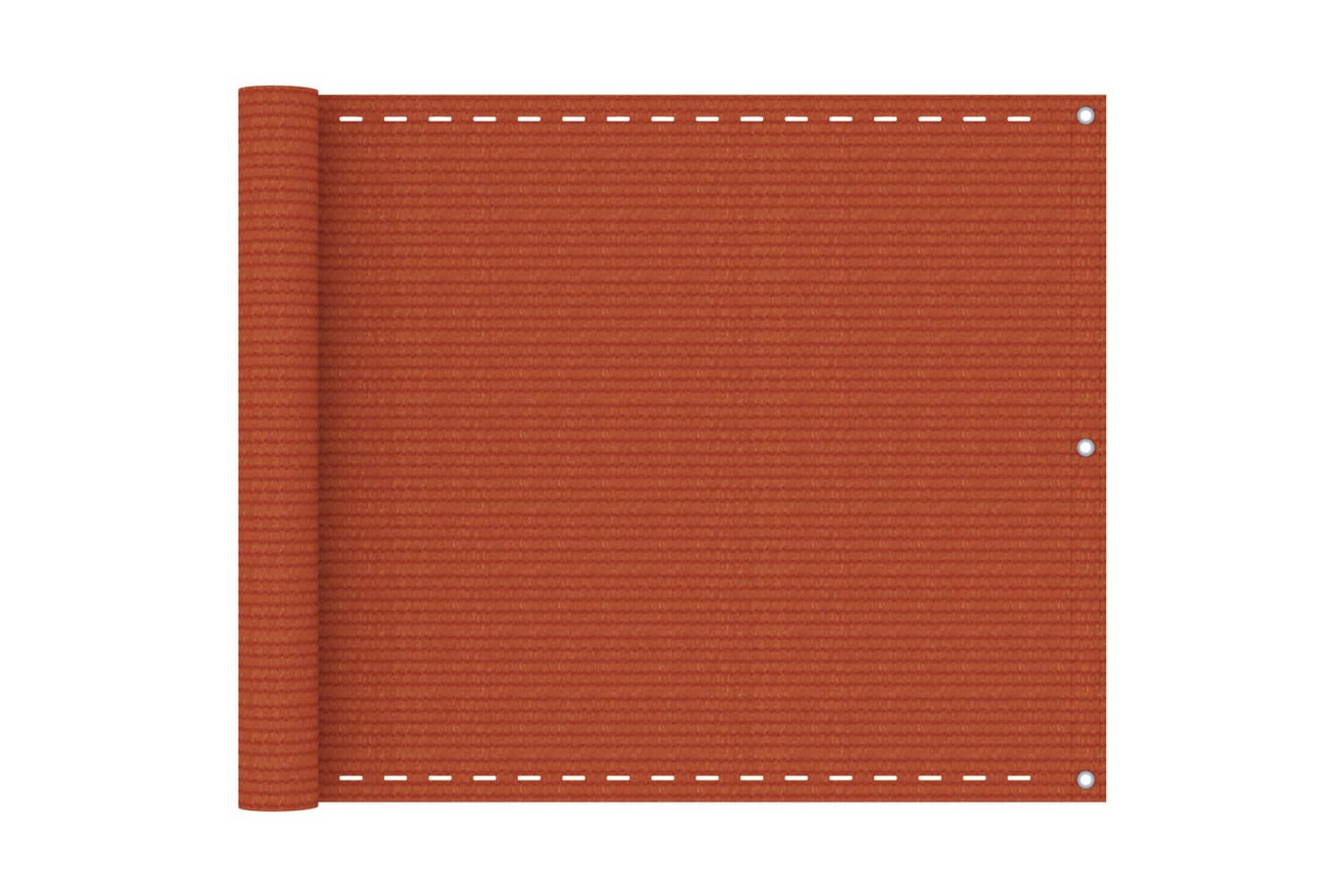 Balkongskärm orange 75×400 cm HDPE – Orange