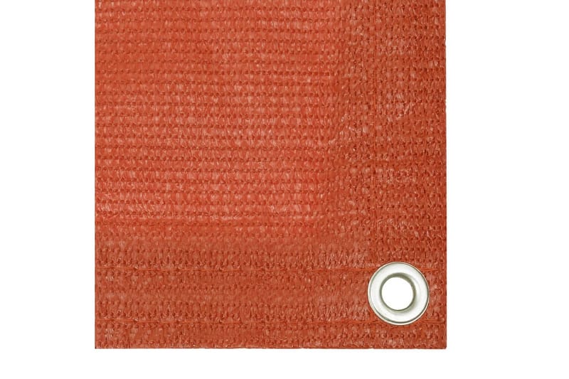 Balkongskärm orange 75x600 cm HDPE - Orange - Utemöbler - Solskydd - Skärmskydd & vindskydd