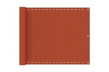 Balkongskärm orange 75x600 cm HDPE