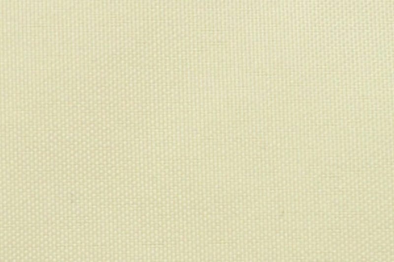 Balkongskärm oxfordtyg 75x400 cm gräddvit - Vit - Utemöbler - Solskydd - Skärmskydd & vindskydd