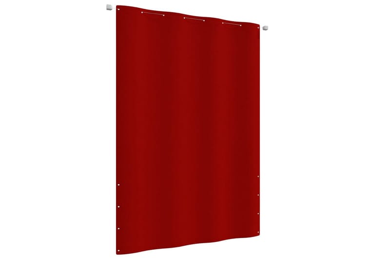 Balkongskärm röd 160x240 cm oxfordtyg - Röd - Utemöbler - Solskydd - Skärmskydd & vindskydd