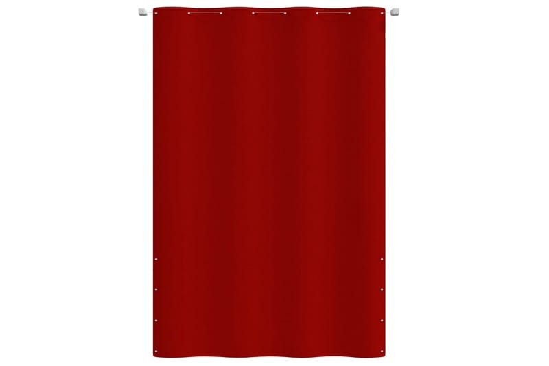 Balkongskärm röd 160x240 cm oxfordtyg - Röd - Utemöbler - Solskydd - Skärmskydd & vindskydd