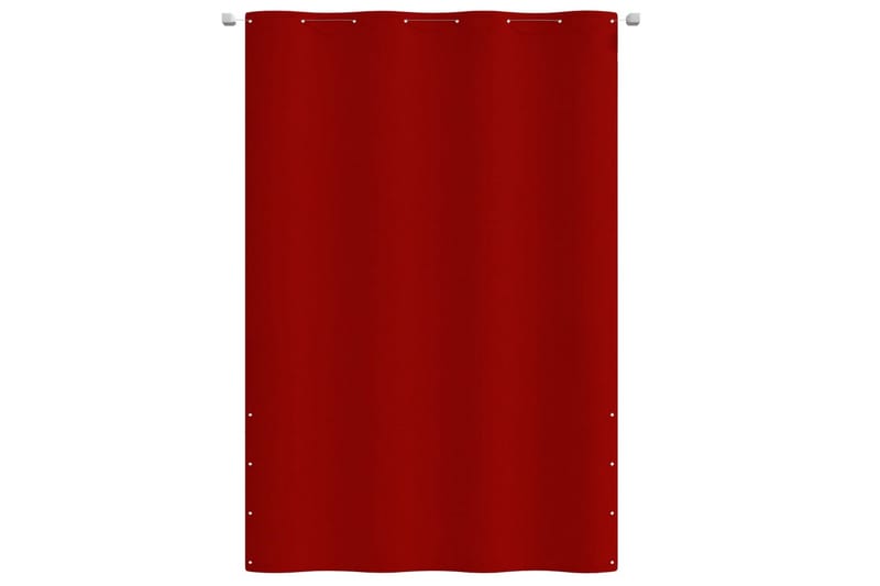 Balkongskärm röd 160x240 cm oxfordtyg - Röd - Skärmskydd & vindskydd