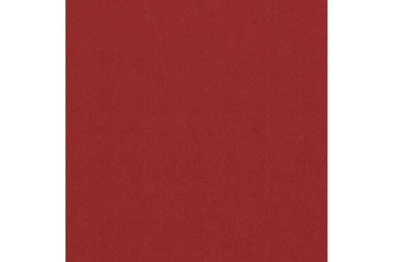 Balkongskärm röd 75x500 cm oxfordtyg - Röd - Skärmskydd & vindskydd