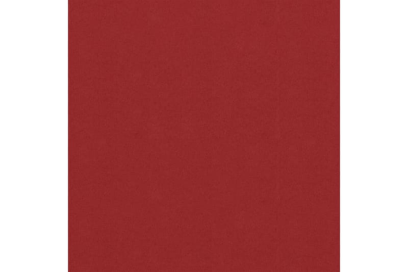 Balkongskärm röd 75x600 cm oxfordtyg - Röd - Utemöbler - Solskydd - Skärmskydd & vindskydd