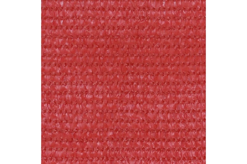 Balkongskärm röd 90x300 cm HDPE - Röd - Utemöbler - Solskydd - Skärmskydd & vindskydd