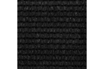 Balkongskärm svart 120x300 cm HDPE