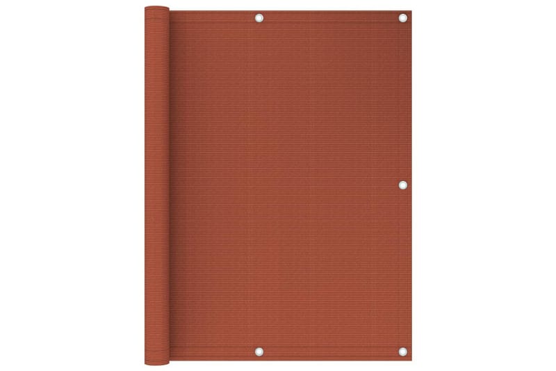 Balkongskärm terrakotta 120x500 cm HDPE - Terrakotta - Utemöbler - Solskydd - Skärmskydd & vindskydd