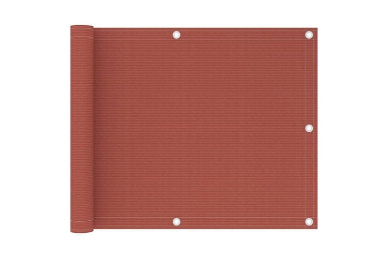 Balkongskärm terrakotta 75x300 cm HDPE - Terrakotta - Utemöbler - Solskydd - Skärmskydd & vindskydd