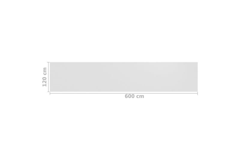 Balkongskärm vit 120x600 cm HDPE - Vit - Skärmskydd & vindskydd