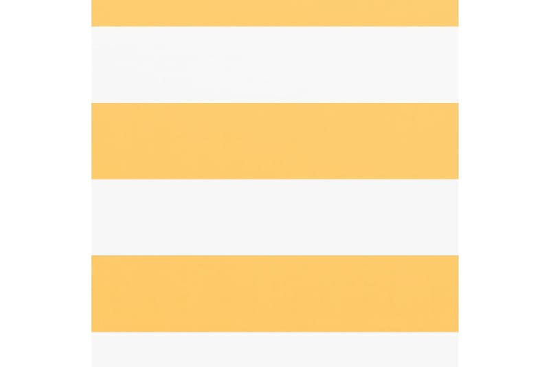 Balkongskärm vit och gul 90x300 cm oxfordtyg - Flerfärgad - Skärmskydd & vindskydd