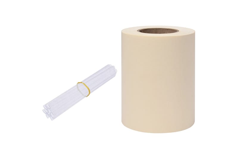 Insynsskydd för trädgården PVC 35x0,19 m gräddvit - Vit - Utemöbler - Solskydd - Skärmskydd & vindskydd