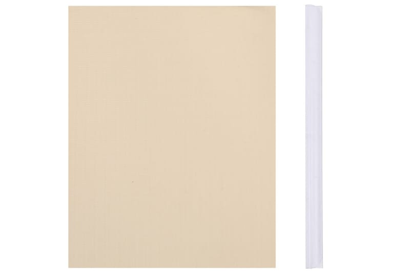 Insynsskydd för trädgården PVC 35x0,19 m gräddvit - Vit - Utemöbler - Solskydd - Skärmskydd & vindskydd
