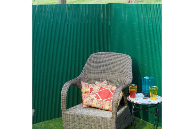 Nature Dubbelsidigt insynsskydd PVC 1x3m grön - Skärmskydd & vindskydd
