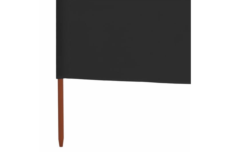 Vindskydd 3 paneler tyg 400x160 cm antracit - Grå - Utemöbler - Solskydd - Skärmskydd & vindskydd