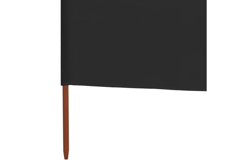Vindskydd 3 paneler tyg 400x80 cm antracit - Grå - Utemöbler - Solskydd - Skärmskydd & vindskydd