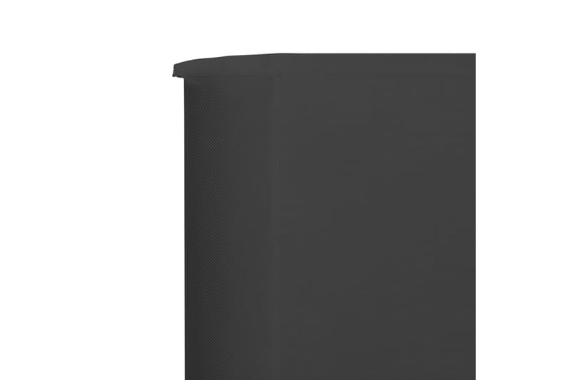 Vindskydd 3 paneler tyg 400x80 cm antracit - Grå - Utemöbler - Solskydd - Skärmskydd & vindskydd
