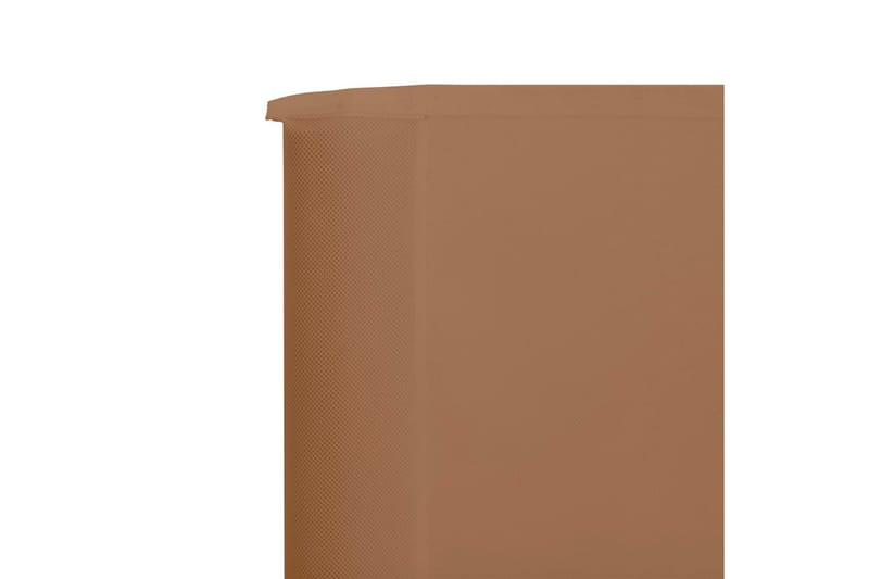 Vindskydd 3 paneler tyg 400x80 cm taupe - Brun - Utemöbler - Solskydd - Skärmskydd & vindskydd