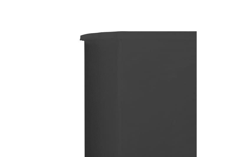 Vindskydd 3 paneler tyg 400x120 cm antracit - Grå - Utemöbler - Solskydd - Skärmskydd & vindskydd