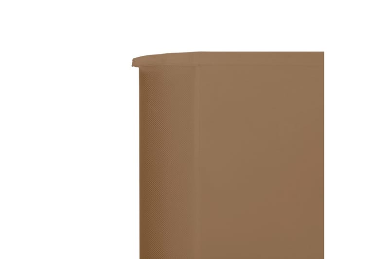 Vindskydd 3 paneler tyg 400x120 cm taupe - Brun - Utemöbler - Solskydd - Skärmskydd & vindskydd