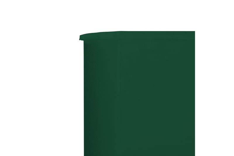 Vindskydd 3 paneler tyg 400x120 cm grön - Grön - Utemöbler - Solskydd - Skärmskydd & vindskydd