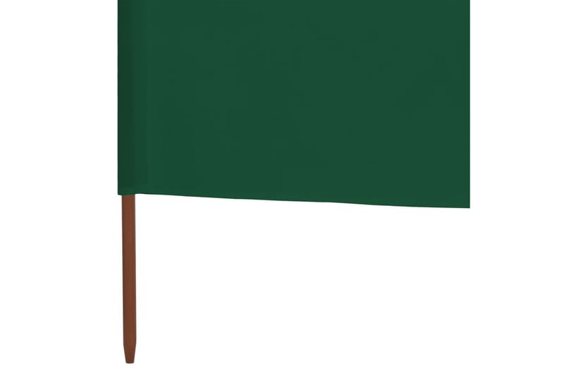 Vindskydd 3 paneler tyg 400x120 cm grön - Grön - Utemöbler - Solskydd - Skärmskydd & vindskydd