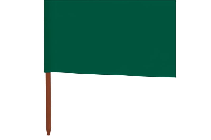 Vindskydd 5 paneler tyg 600x80 cm grön - Grön - Utemöbler - Solskydd - Skärmskydd & vindskydd