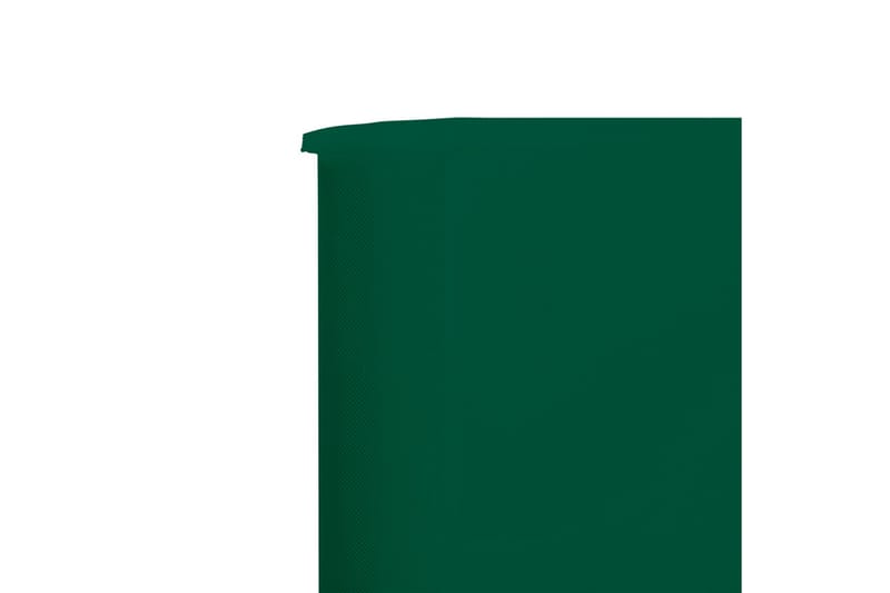 Vindskydd 5 paneler tyg 600x80 cm grön - Grön - Skärmskydd & vindskydd