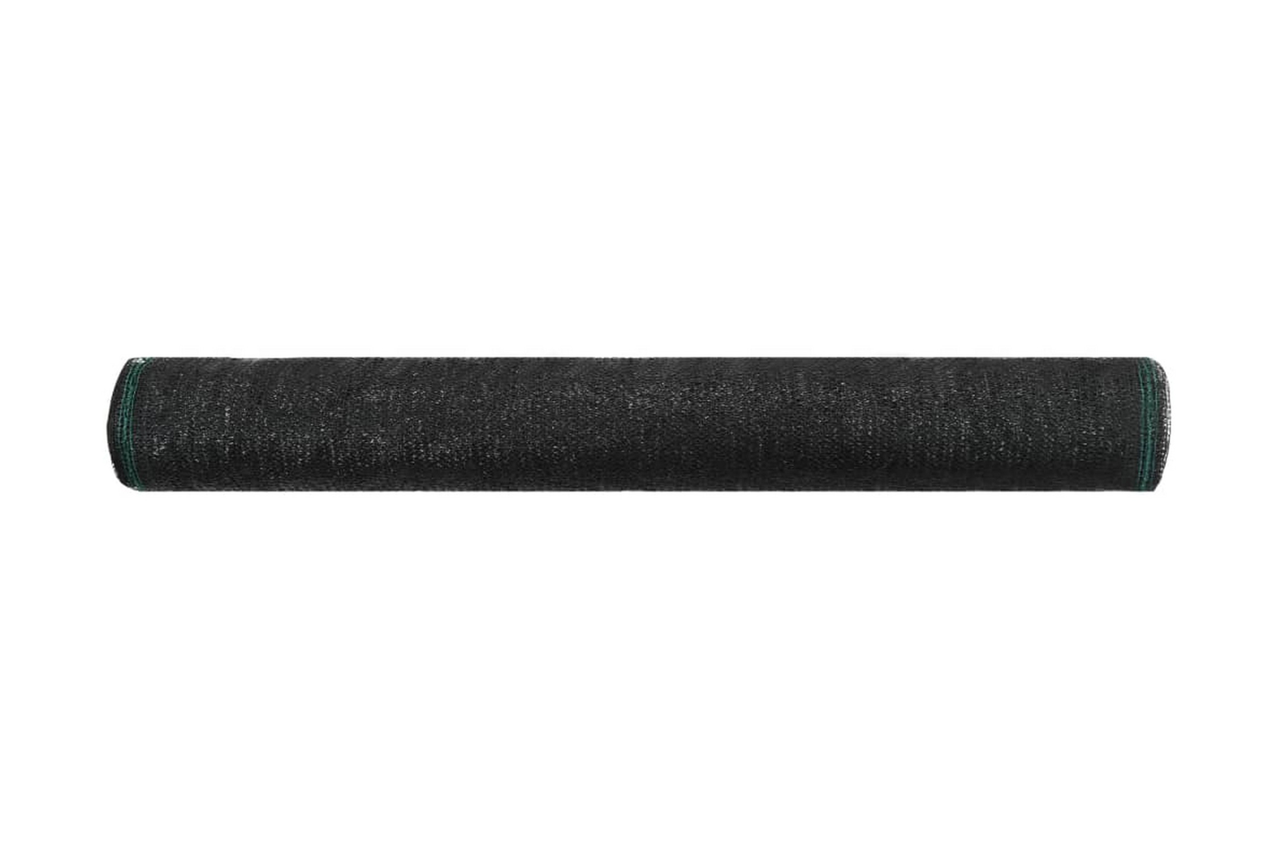 Vindskydd för tennisplan HDPE 1,2×25 m svart – Svart