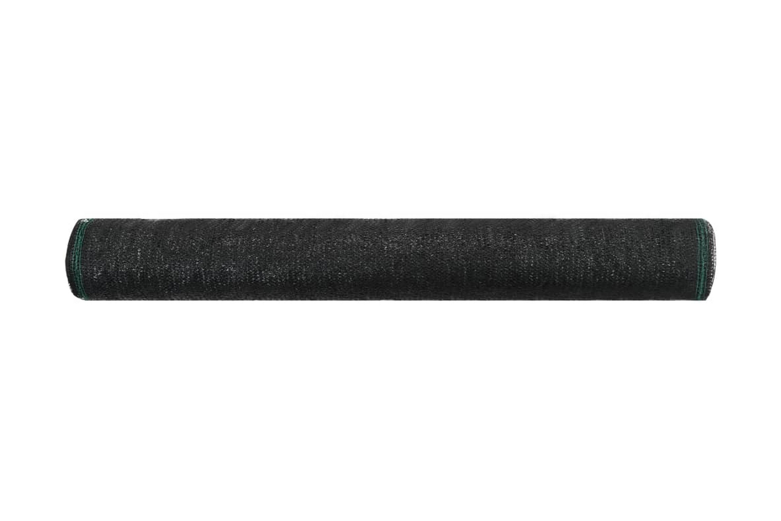 Vindskydd för tennisplan HDPE 1,6×25 m svart – Svart
