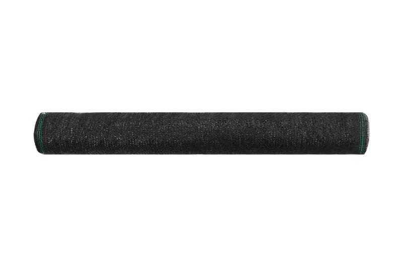Vindskydd för tennisplan HDPE 1,6x25 m svart - Svart - Utemöbler - Solskydd - Skärmskydd & vindskydd