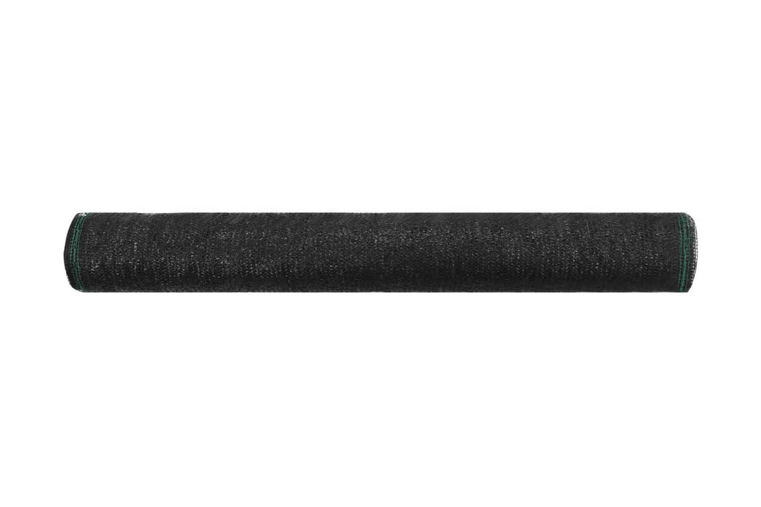 Vindskydd för tennisplan HDPE 2×25 m svart – Svart