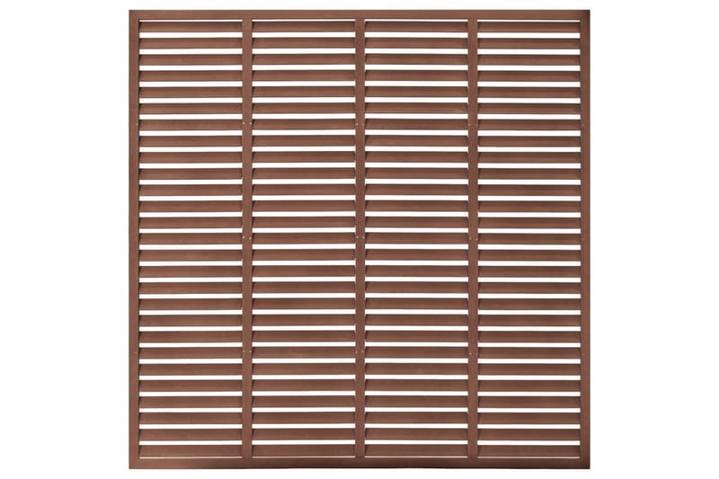 Vindskydd WPC 180x180 cm brun - Brun - Utemöbler - Solskydd - Skärmskydd & vindskydd