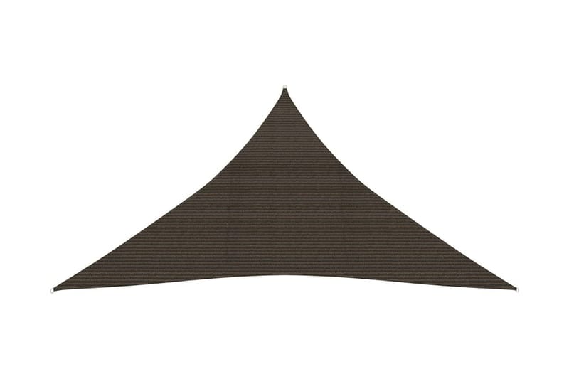Solsegel 160 g/m² brun 5x7x7 m HDPE - Brun - Utemöbler - Solskydd - Solsegel