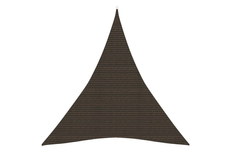 Solsegel 160 g/m² brun 5x7x7 m HDPE - Brun - Utemöbler - Solskydd - Solsegel