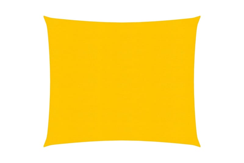 Solsegel 160 g/m² gul 3,6x3,6 m HDPE - Gul - Utemöbler - Solskydd - Solsegel