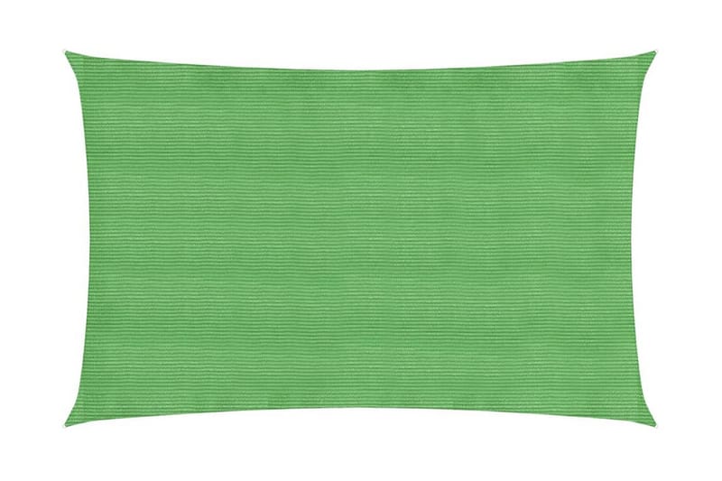 Solsegel 160 g/m² ljusgrön 3x6 m HDPE - Grön - Utemöbler - Solskydd - Solsegel