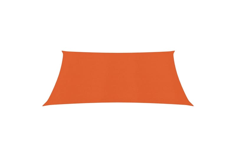 Solsegel 160 g/m² orange 2x2 m HDPE - Orange - Utemöbler - Solskydd - Solsegel