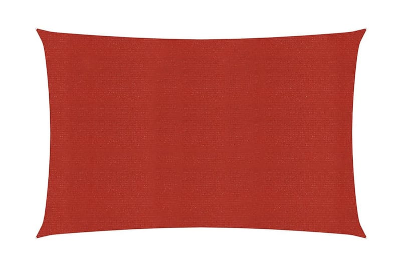 Solsegel 160 g/m² röd 2x3 m HDPE - Röd - Solsegel