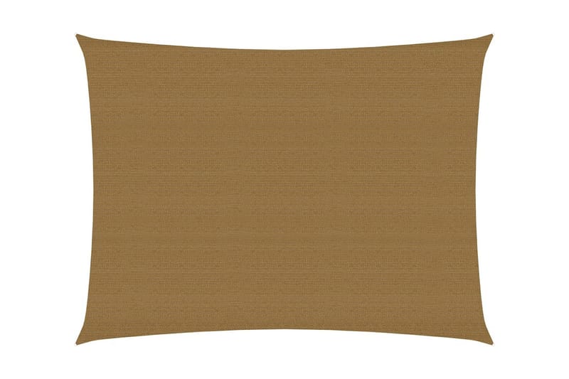 Solsegel 160 g/m² taupe 2,5x4 m HDPE - Brun - Utemöbler - Solskydd - Solsegel