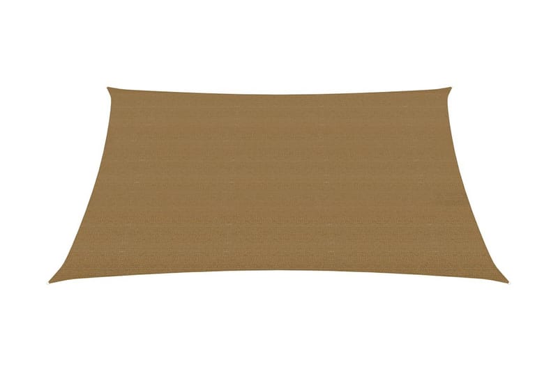 Solsegel 160 g/m² taupe 3x4 m HDPE - Brun - Utemöbler - Solskydd - Solsegel