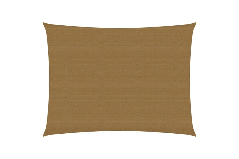 Solsegel 160 g/m² taupe 4x5 m HDPE - Brun - Utemöbler - Solskydd - Solsegel