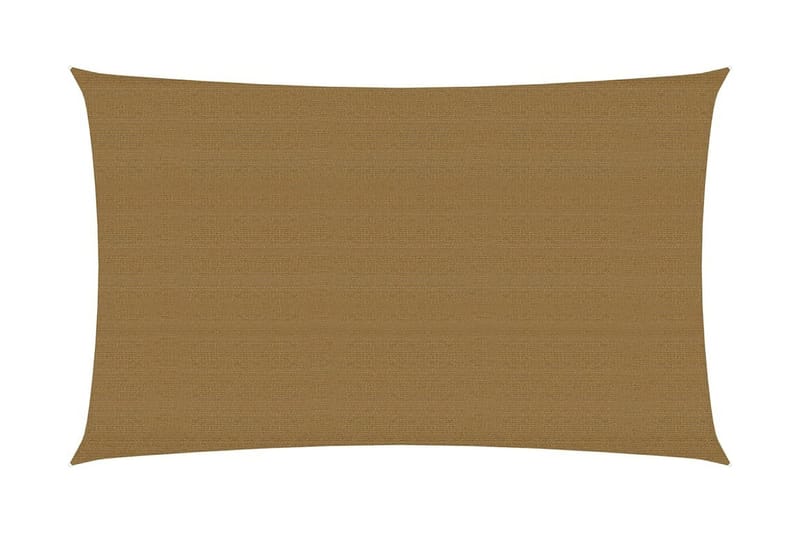 Solsegel 160 g/m² taupe 5x8 m HDPE - Brun - Utemöbler - Solskydd - Solsegel