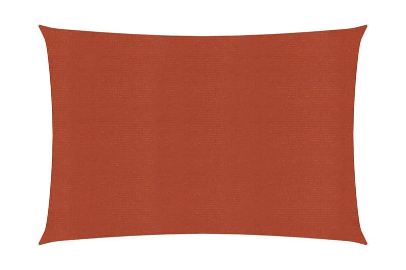 Solsegel 160 g/m² terrakotta 2,5x4,5 m HDPE - Brun - Utemöbler - Solskydd - Solsegel