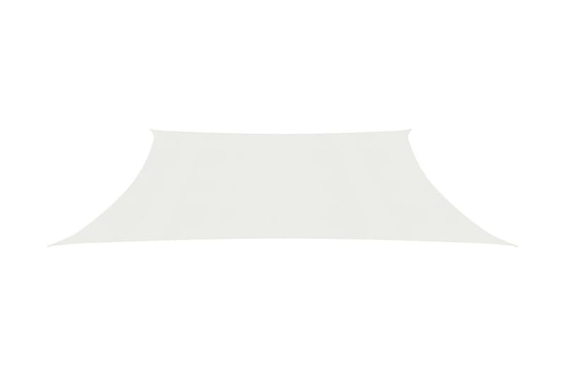 Solsegel 160 g/m² vit 3/4x3 m HDPE - Vit - Utemöbler - Solskydd - Solsegel